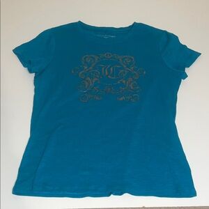 Juicy Couture Blue Graphic Tee